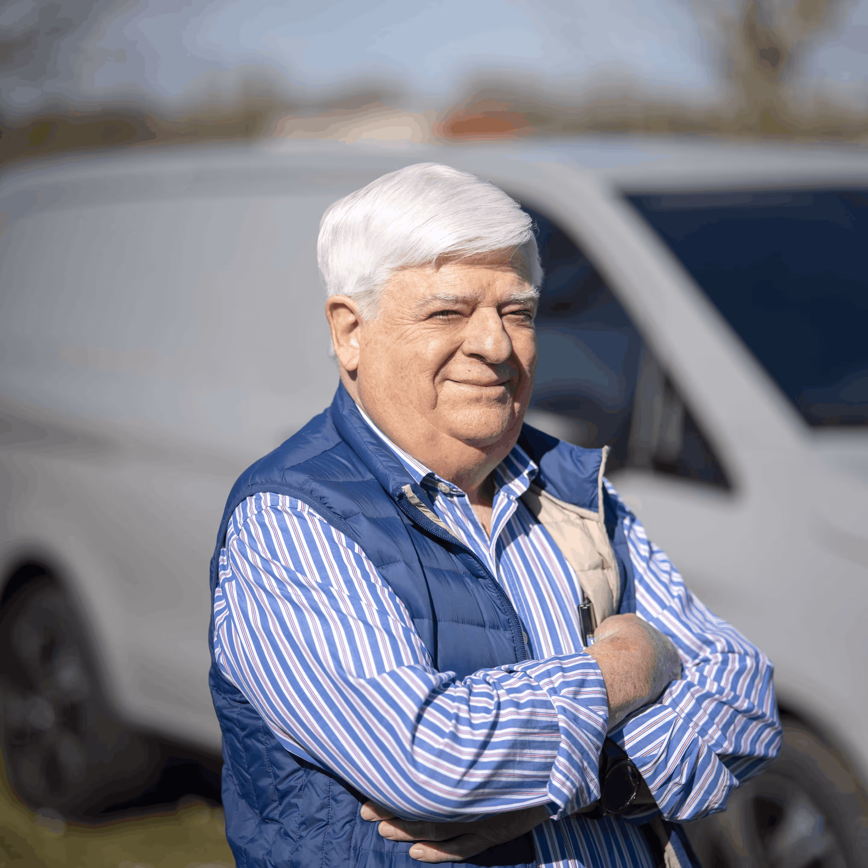 Portrait de Charles Vigneul de TMCN Transport.