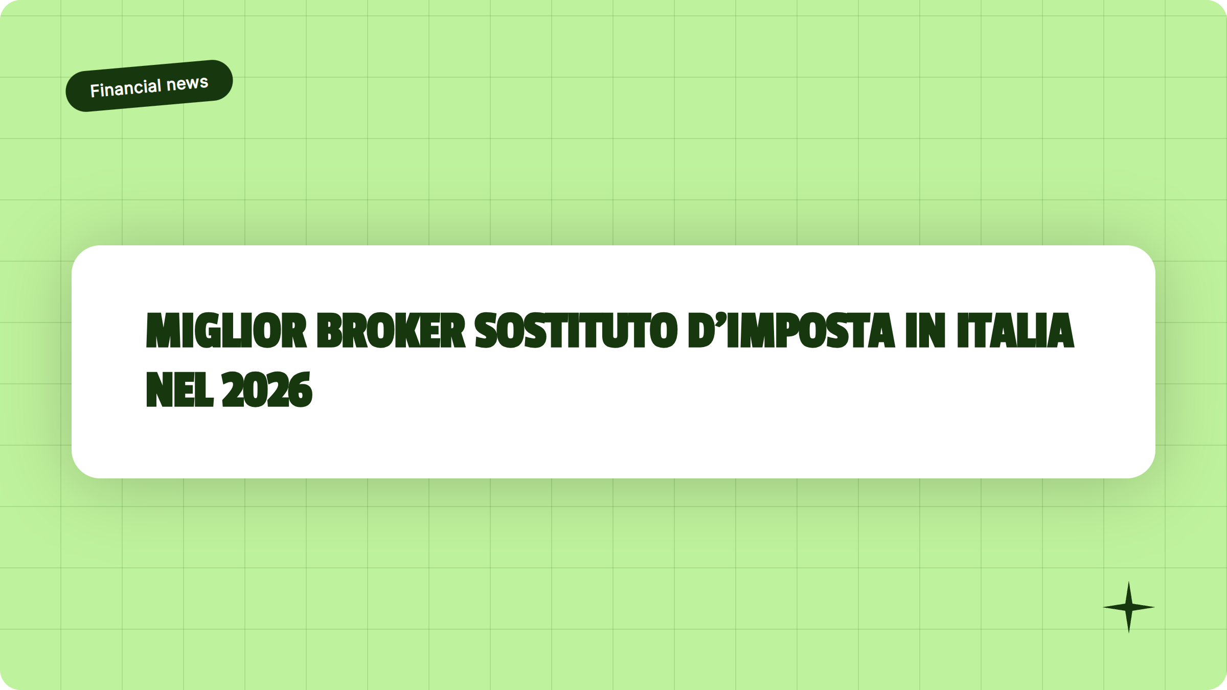 Illustrazione Miglior broker sostituto d'imposta in Italia nel 2026 - Finanz Blog