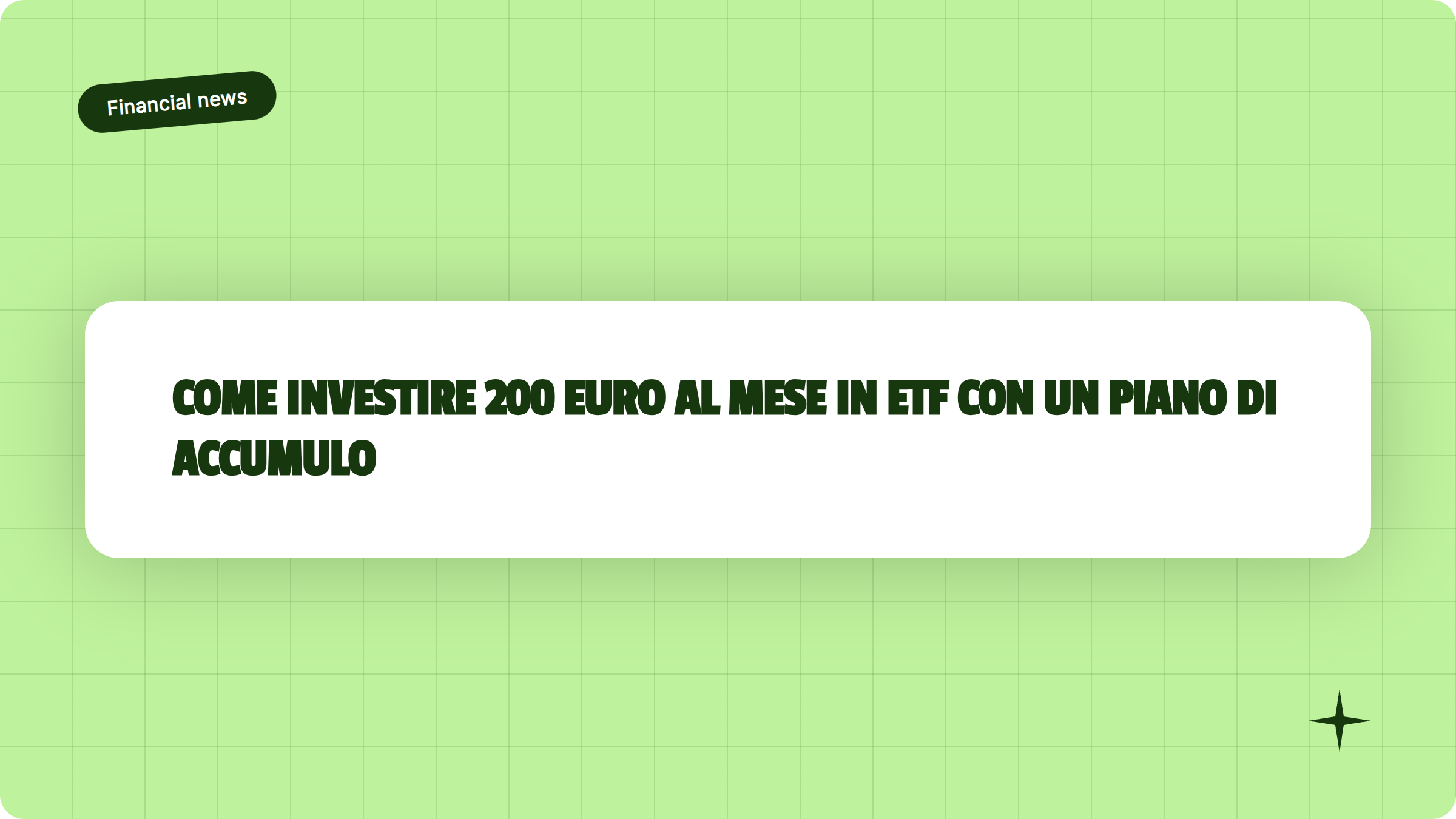 Illustrazione Come investire 200 euro al mese in ETF con un piano di accumulo - Finanz Blog