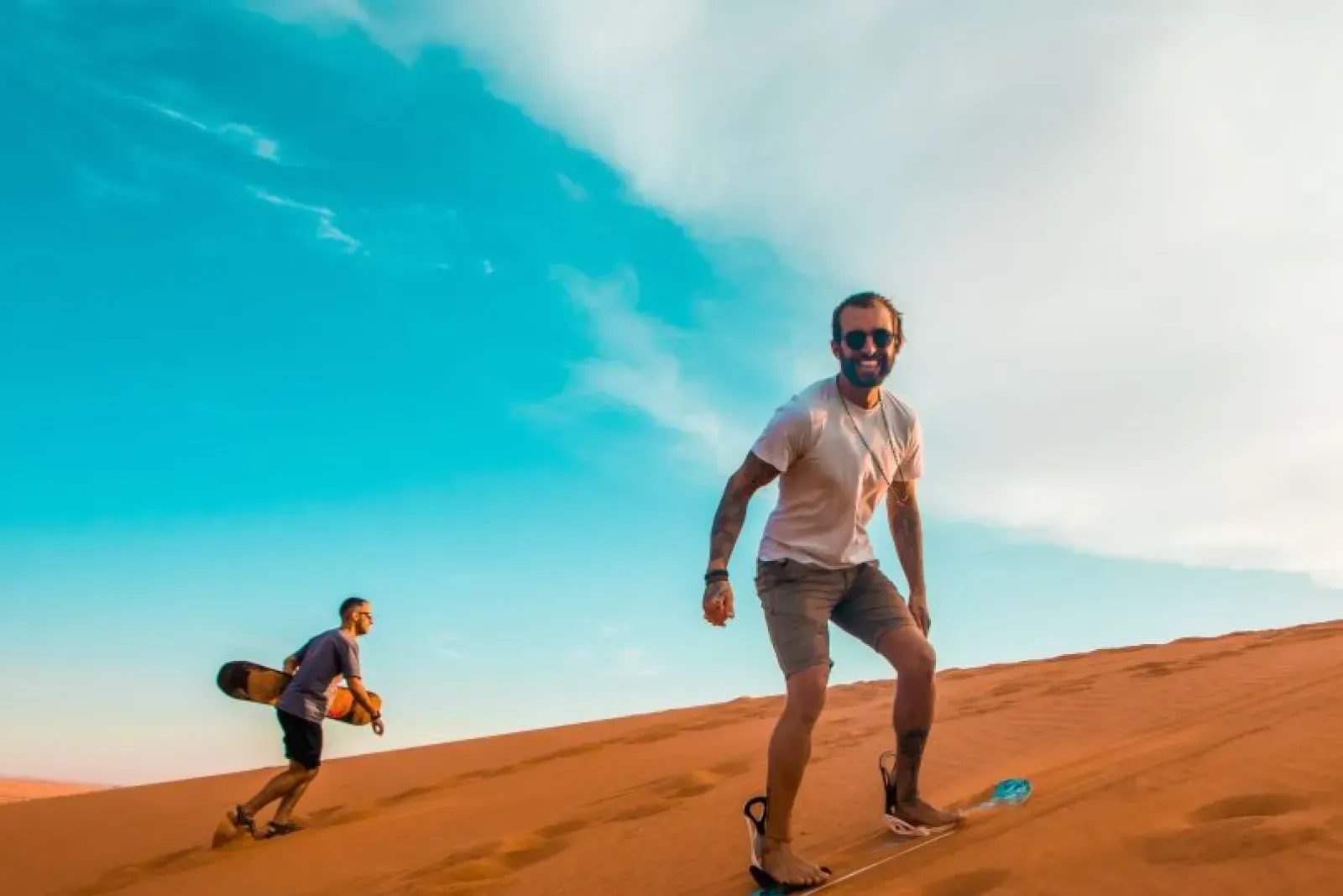 Kayaking activity in a river cave