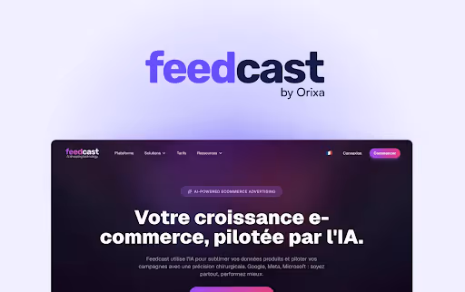Visuel de la solution Feedcast by Orixa
