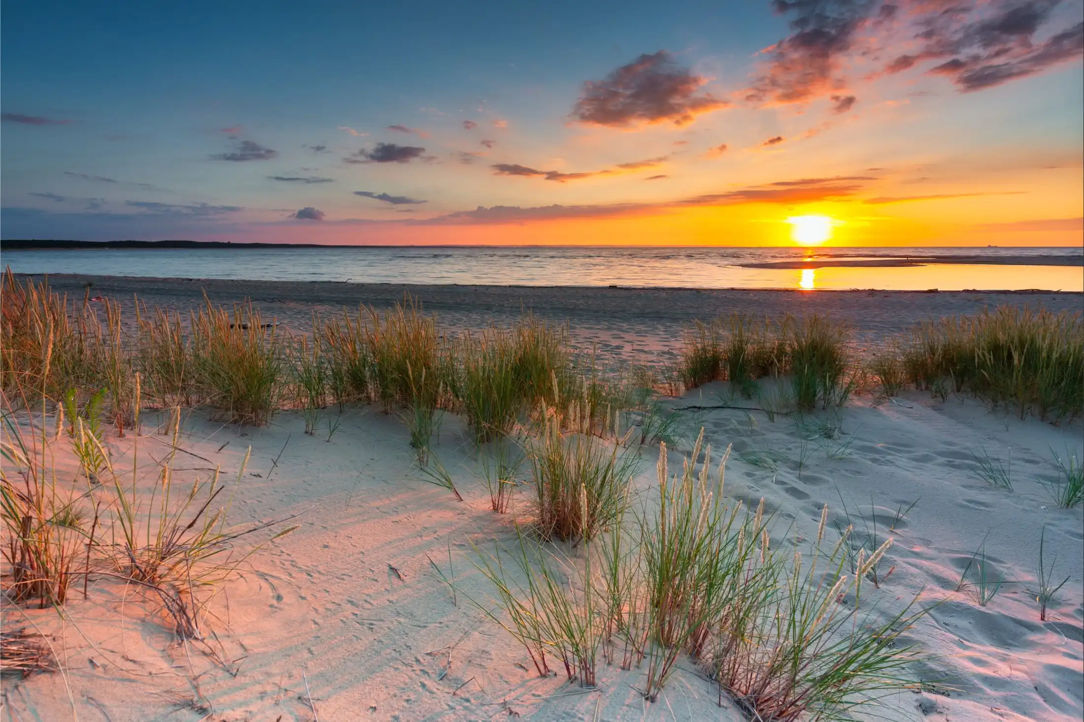 Coastal Beach Sunset