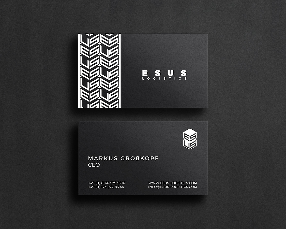 Visitenkarte Esus Logistics