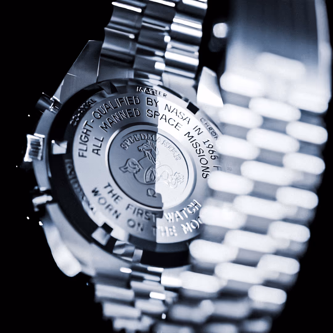 3D Omega Uhr von hinten