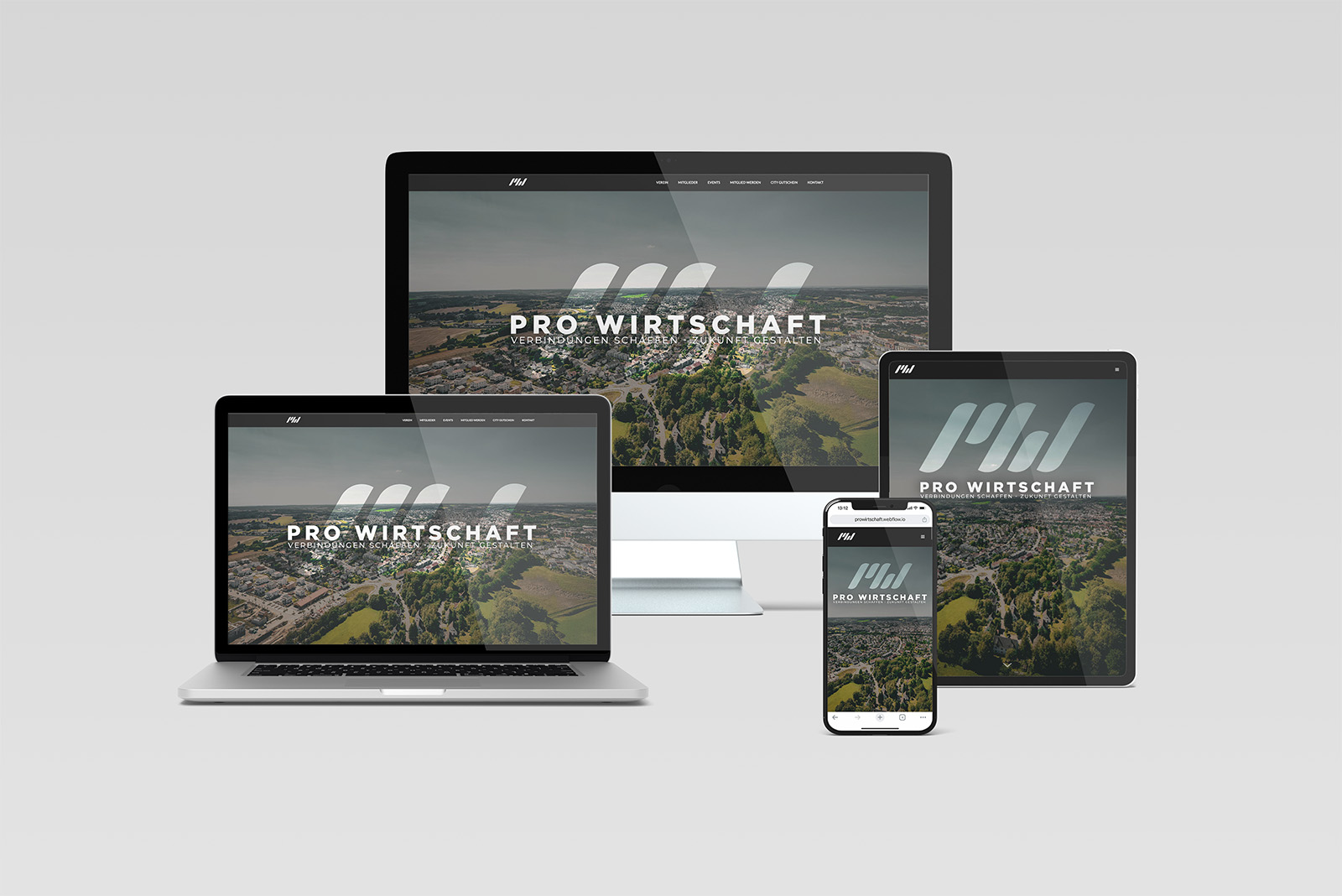 ProWirtschaft Pfaffenhofen Responsive Webseite Vorschau