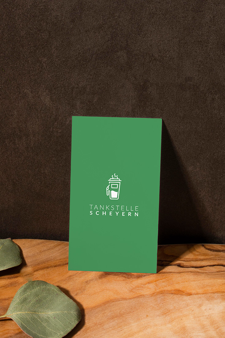 Visitenkarte Tankstelle