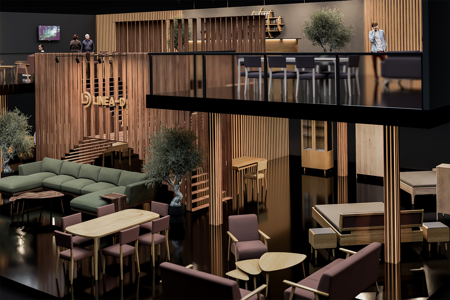 3D Messestand für Mailand