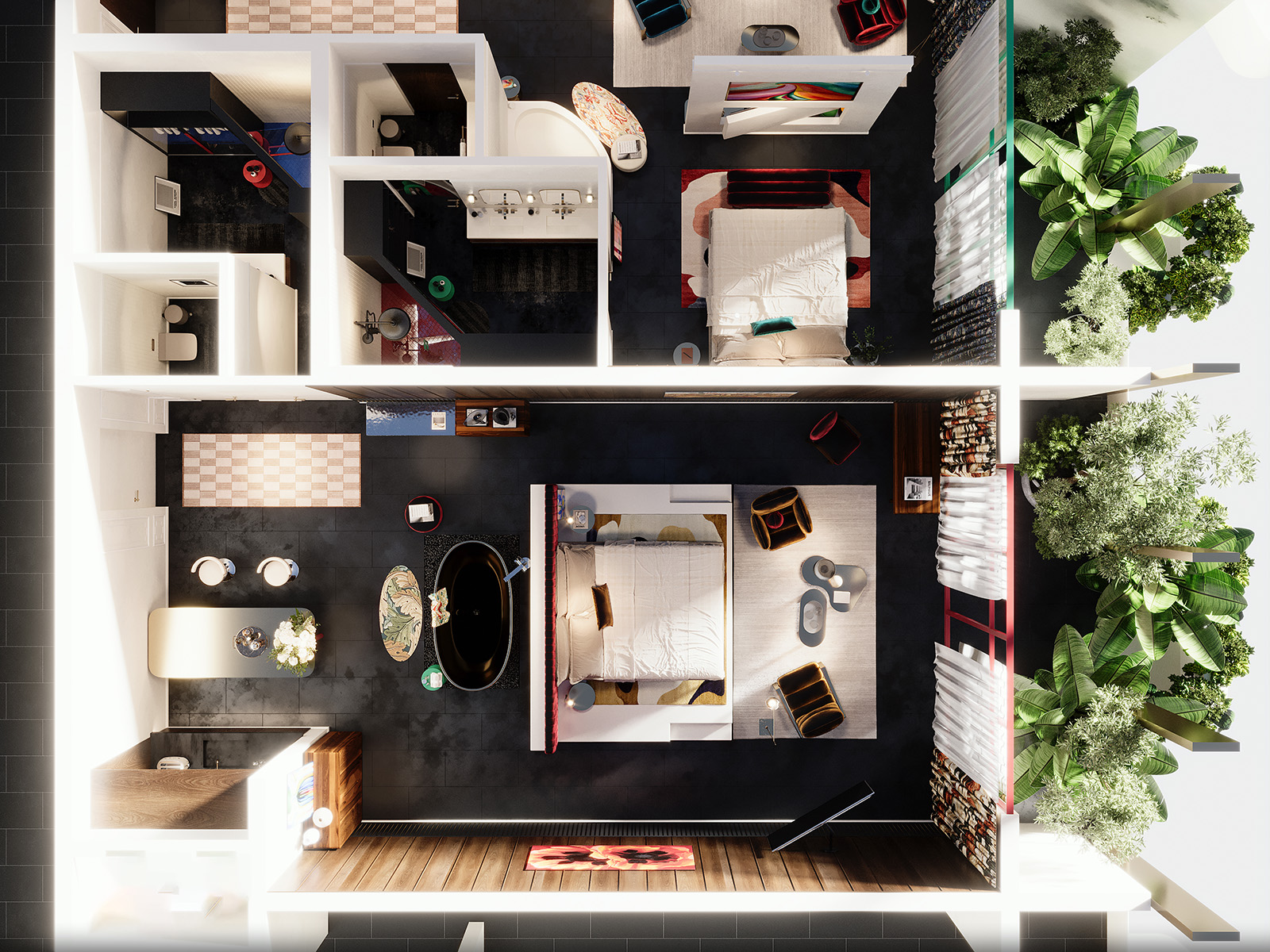 3D Grundriss Hotel Götterhof