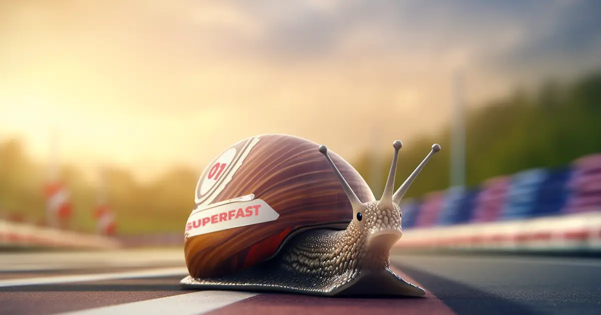 Putting Racing Stripes on a Snail Doesn't Make it Fast! Time to Rethink?