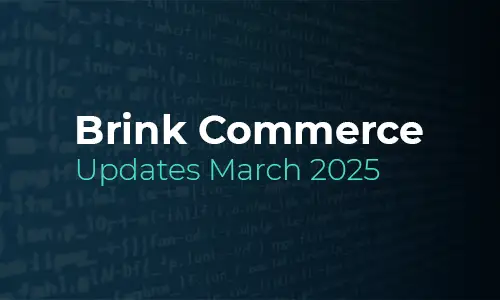 Brink Commerce Updates for March 2025