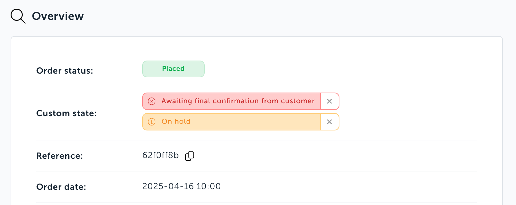 Custom states - delete blocking state