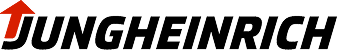 Jungheinrich company logo with a red arrow integrated into the letter J.