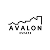 Avalon River logo with stylized mountain peaks above flowing river lines.
