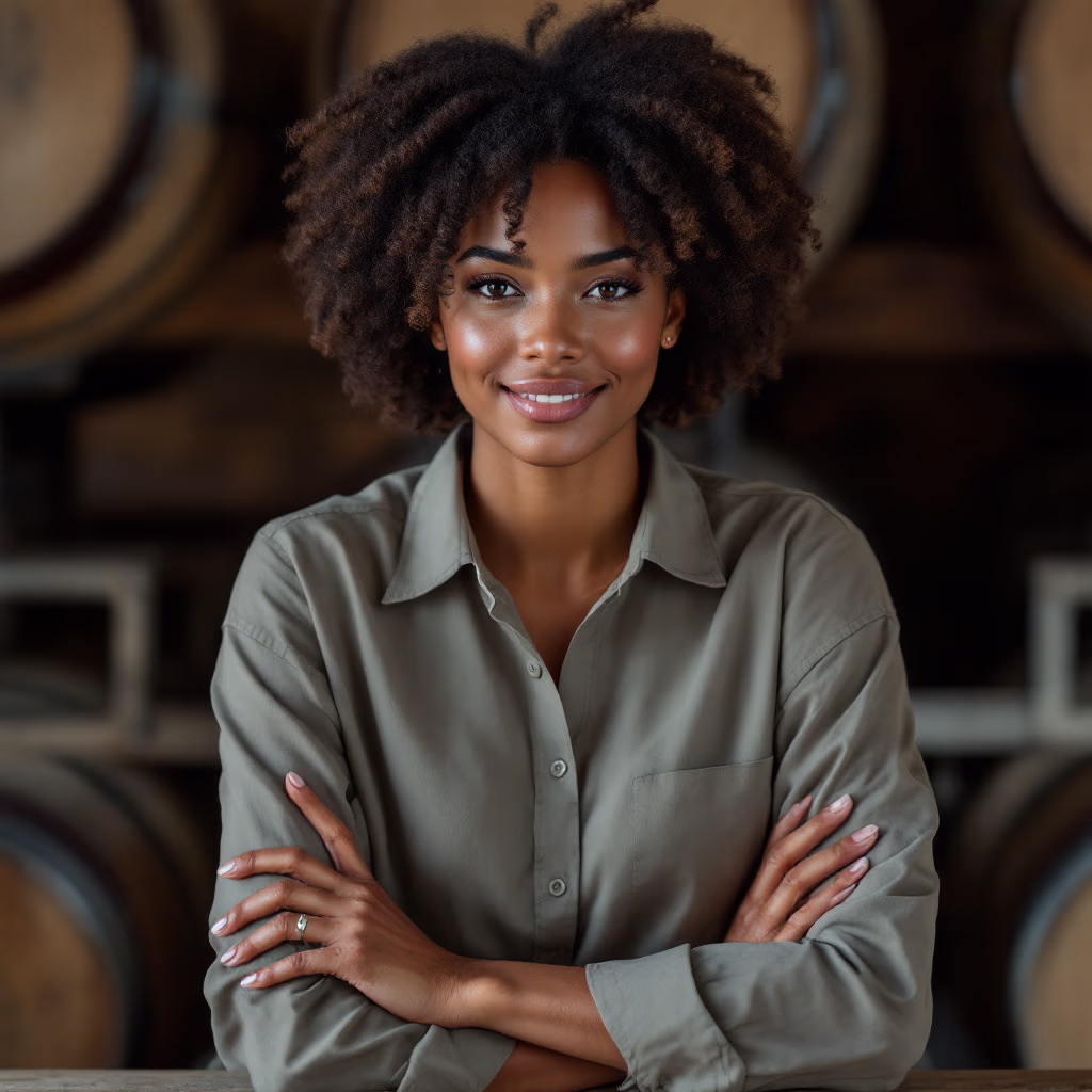 [headshot] image of customer (for a distillery)