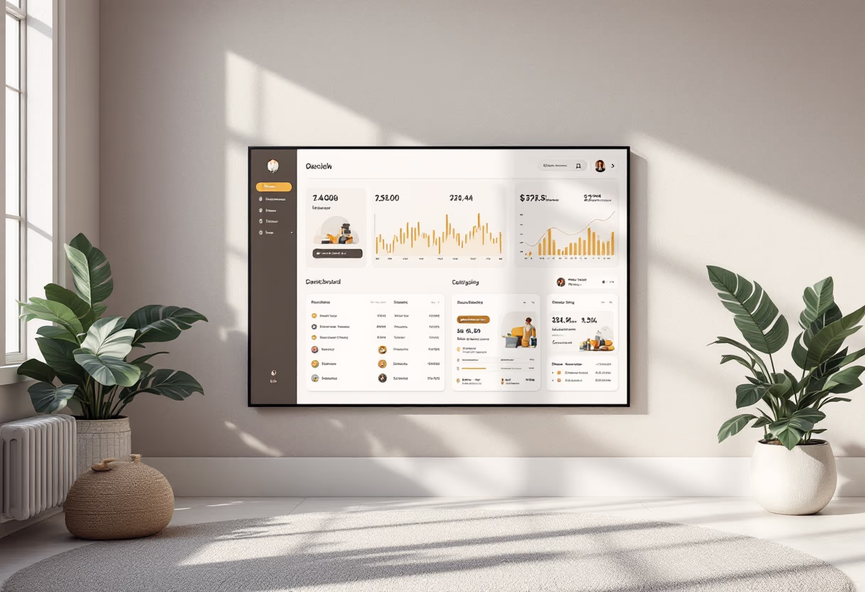 [interface] screenshot of the dashboard interface (for a ai legal tech company)