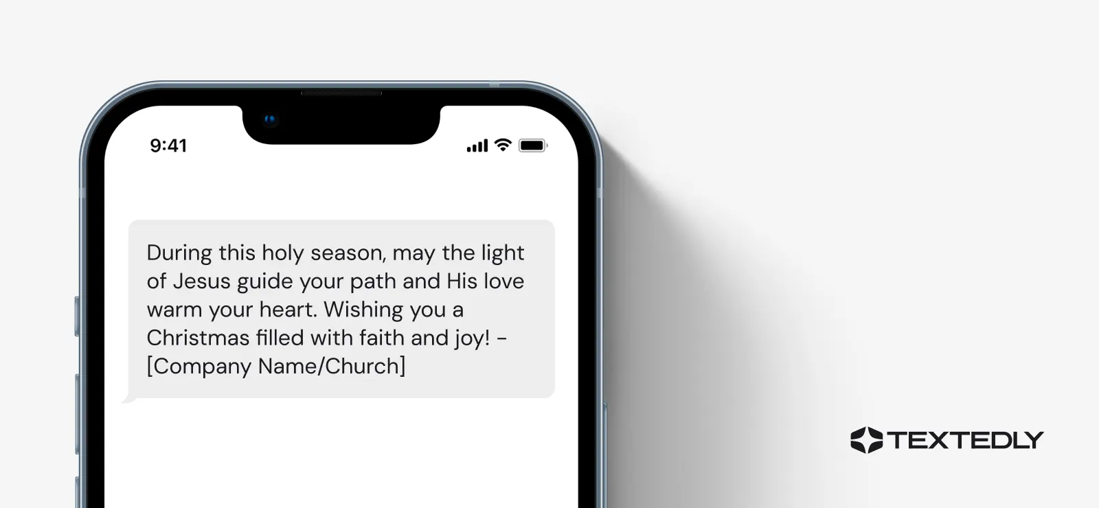 Christmas Messages for Business Template: Religious Christmas Wishes