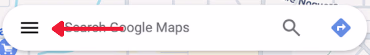 an image of the three horizontal lines that give you access to your review contributions