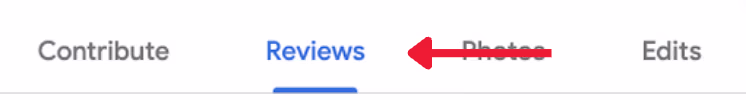 a desktop view of the "reviews" tab