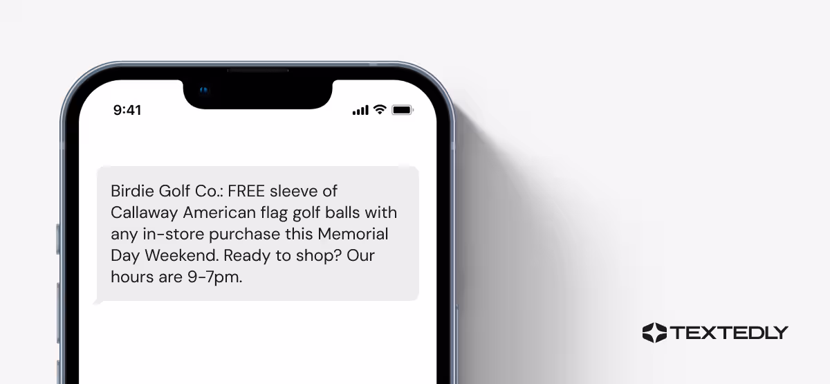 Memorial Day Promotion Idea: Offer a Freebee in Stores.