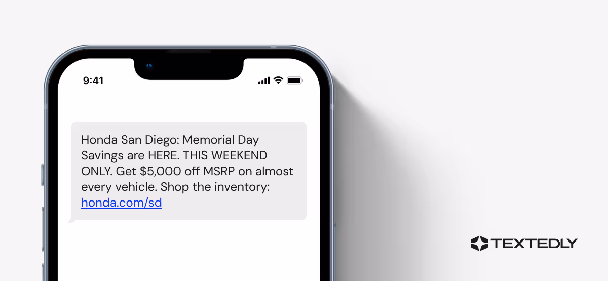 Memorial Day Promotion Idea: True Memorial Day Sale.