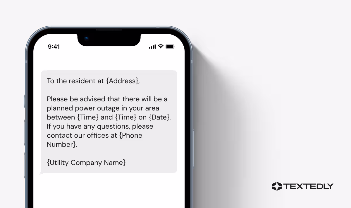 Sample urgent mass text.
