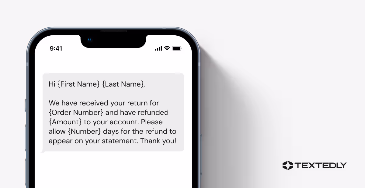 Sample problem-solving text message.