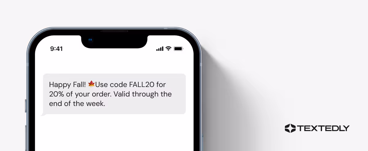 Use Cases for Bulk Text Messaging: Promotions and Discounts.