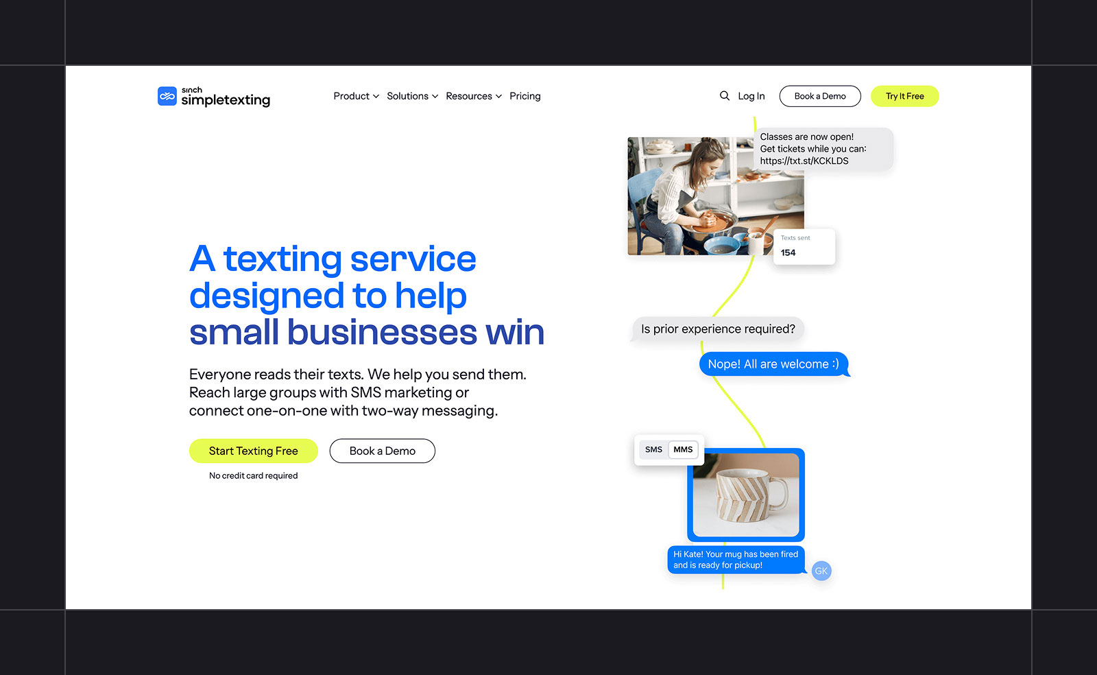 SimpleTexting screenshot