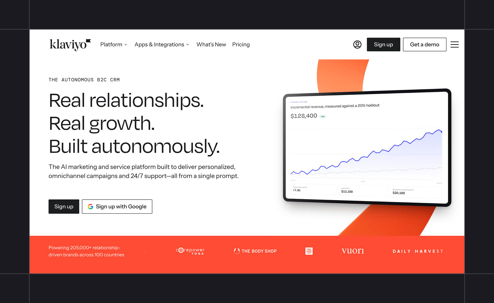 Klaviyo screenshot