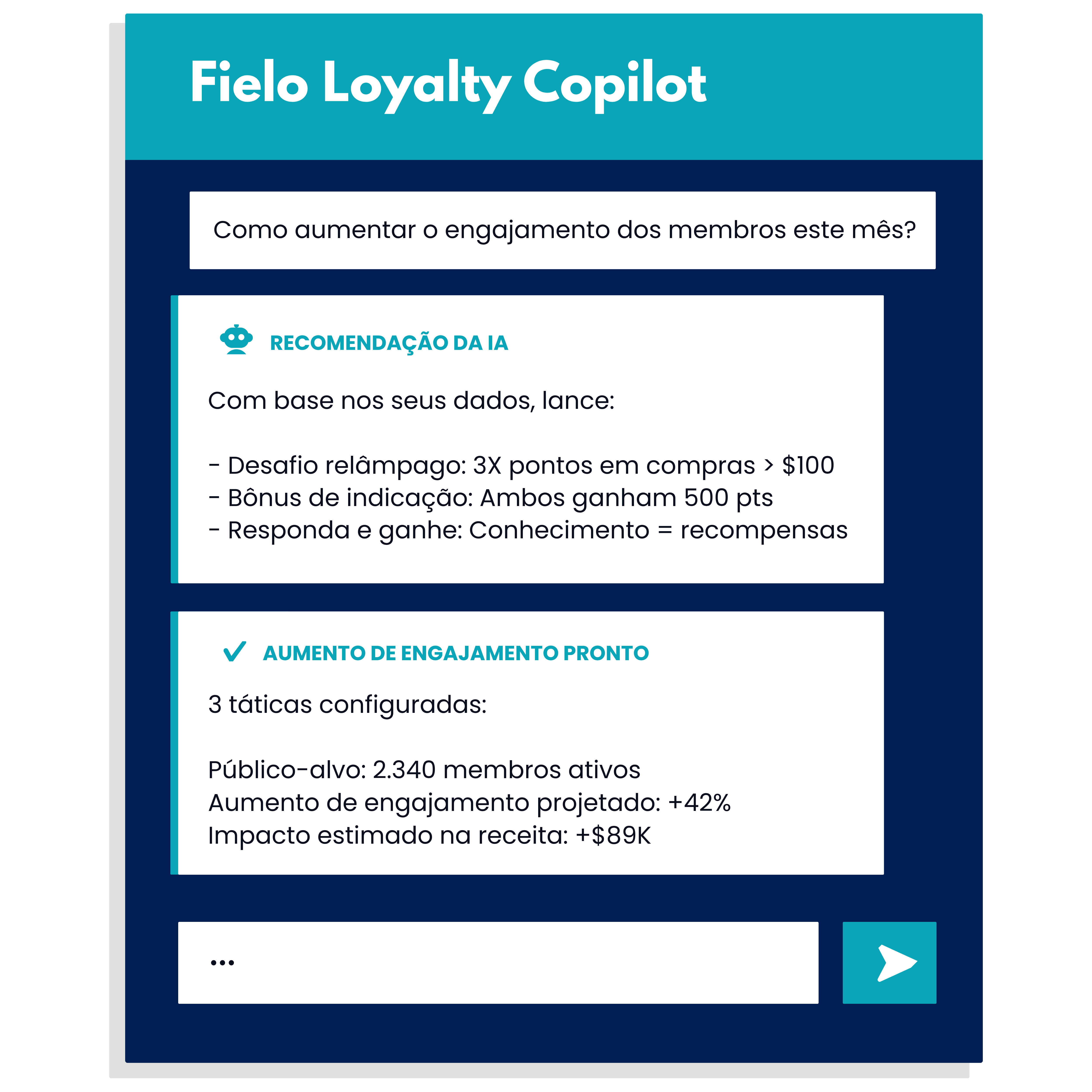 Fielo Loyalty Copilot screenshot