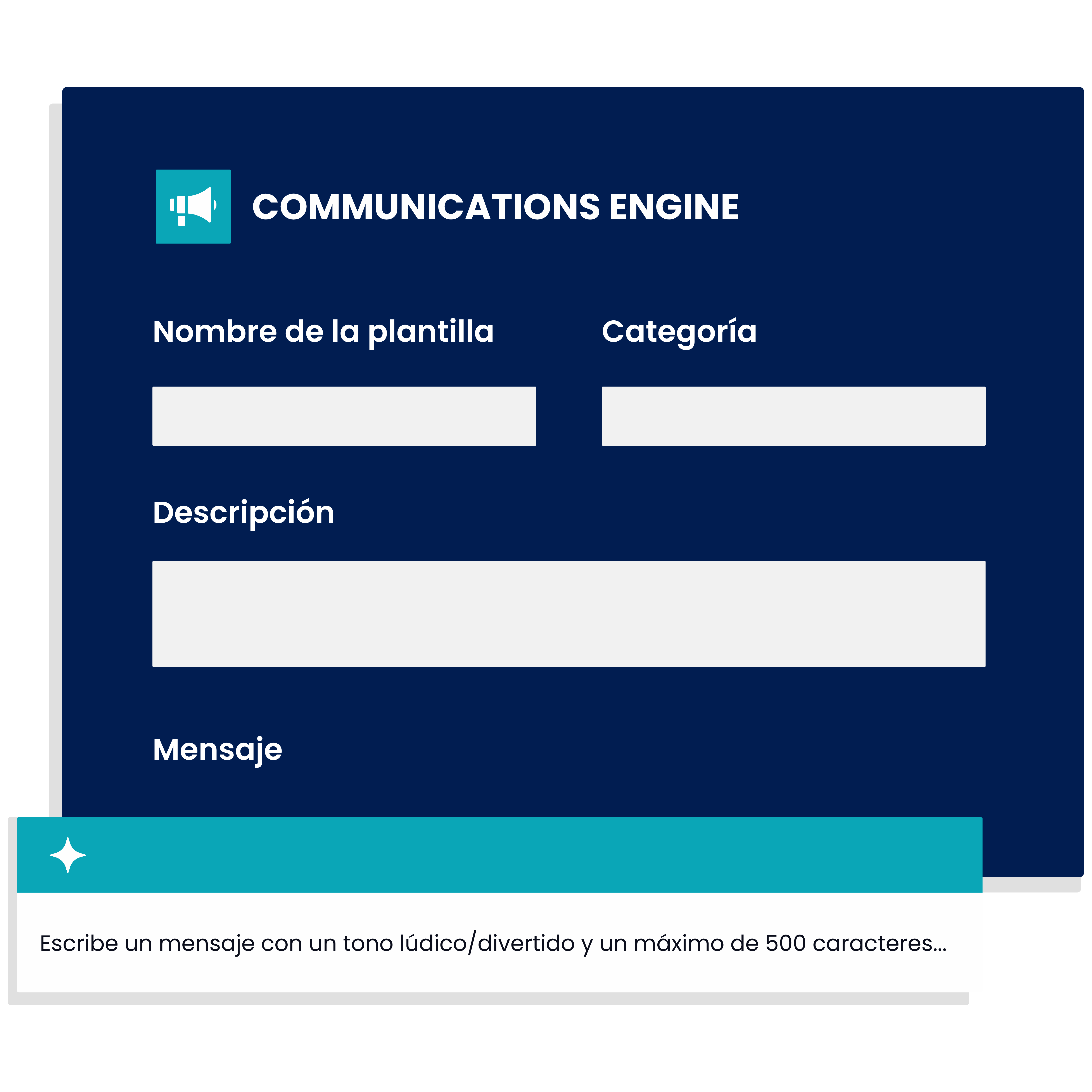 Personalización con IA de Communications Engine