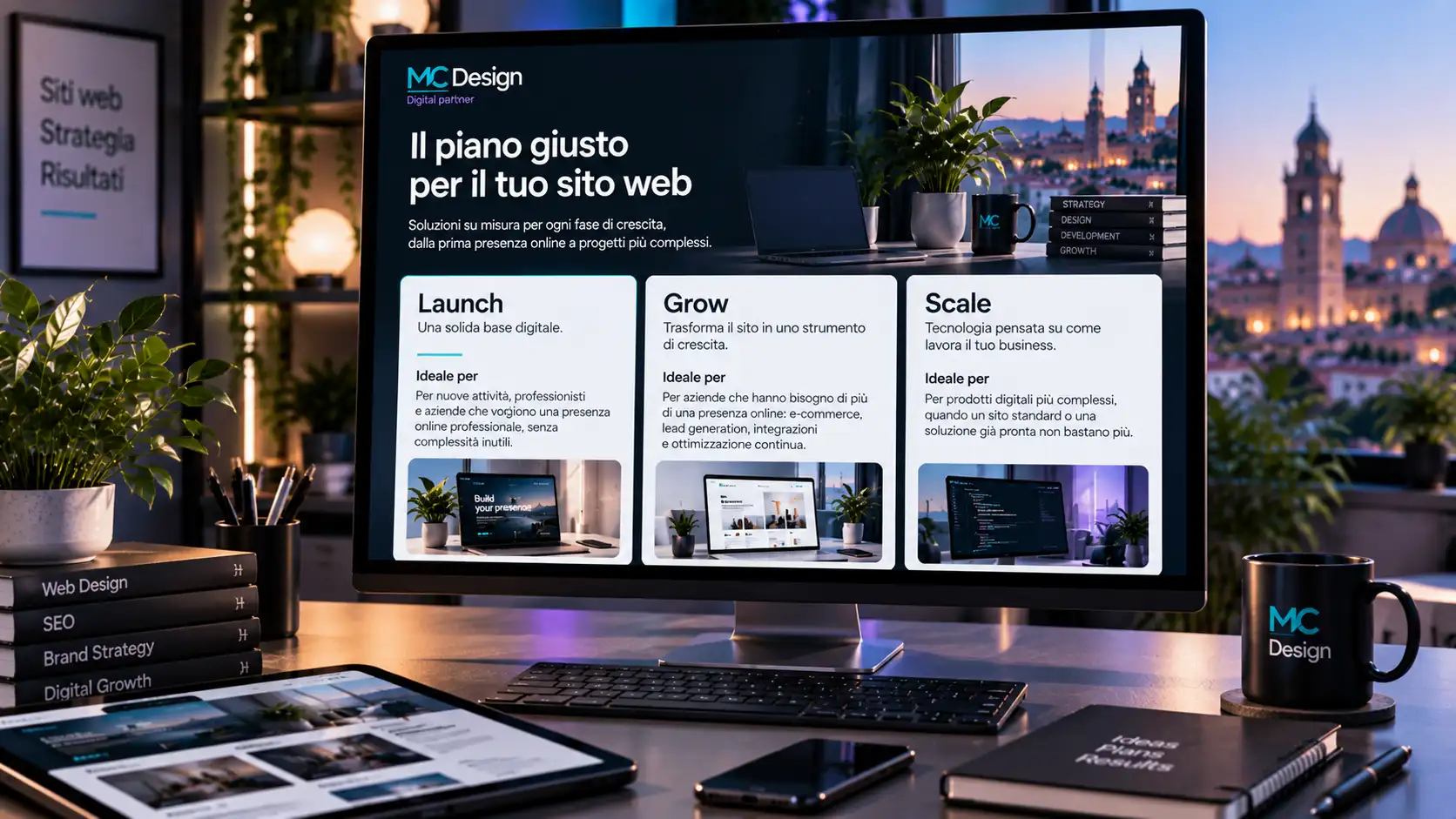 Piani e opzioni di investimento per progetti web professionali