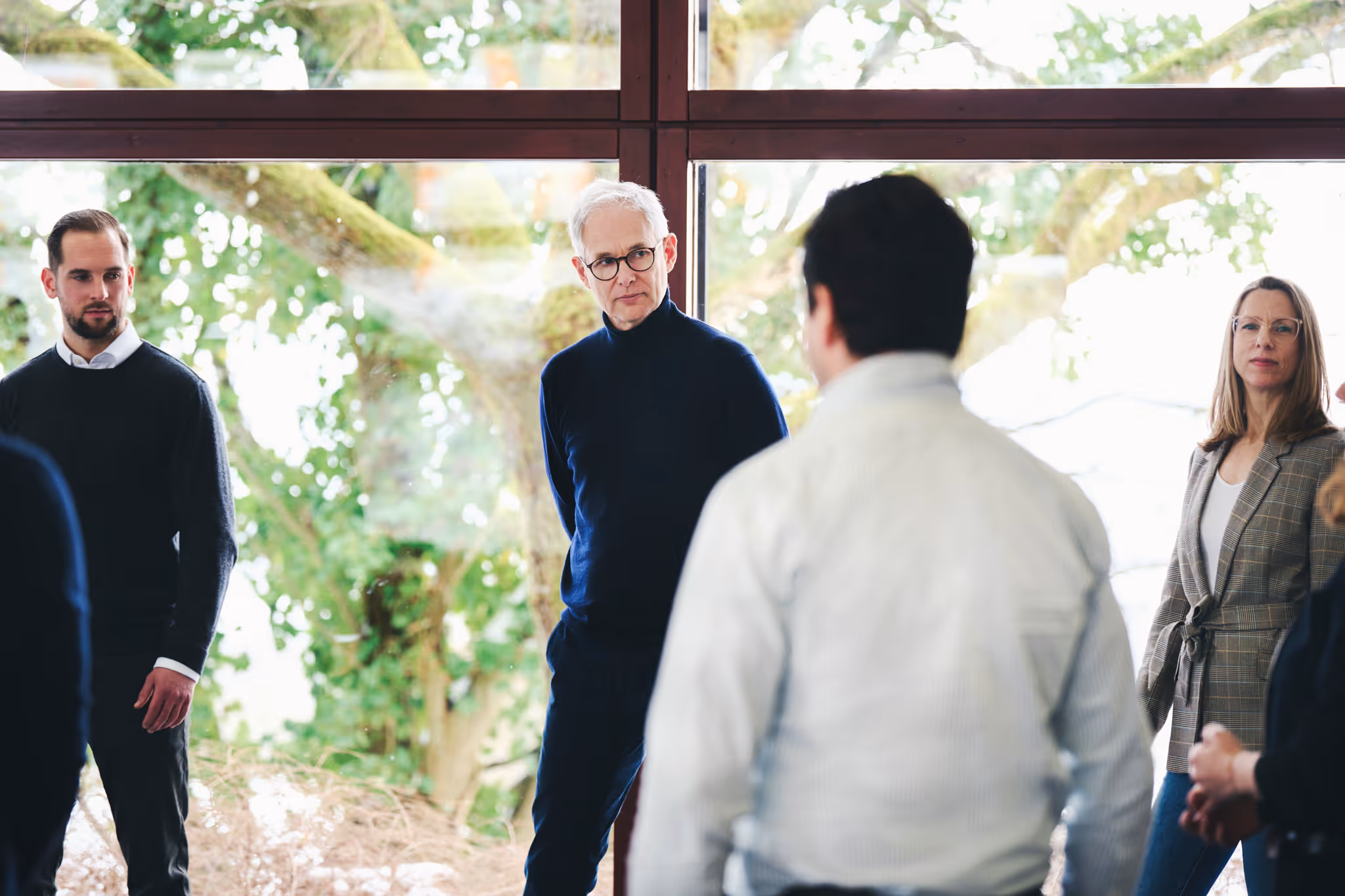 Sales transformation workshop discussion focused on leadership alignment and change