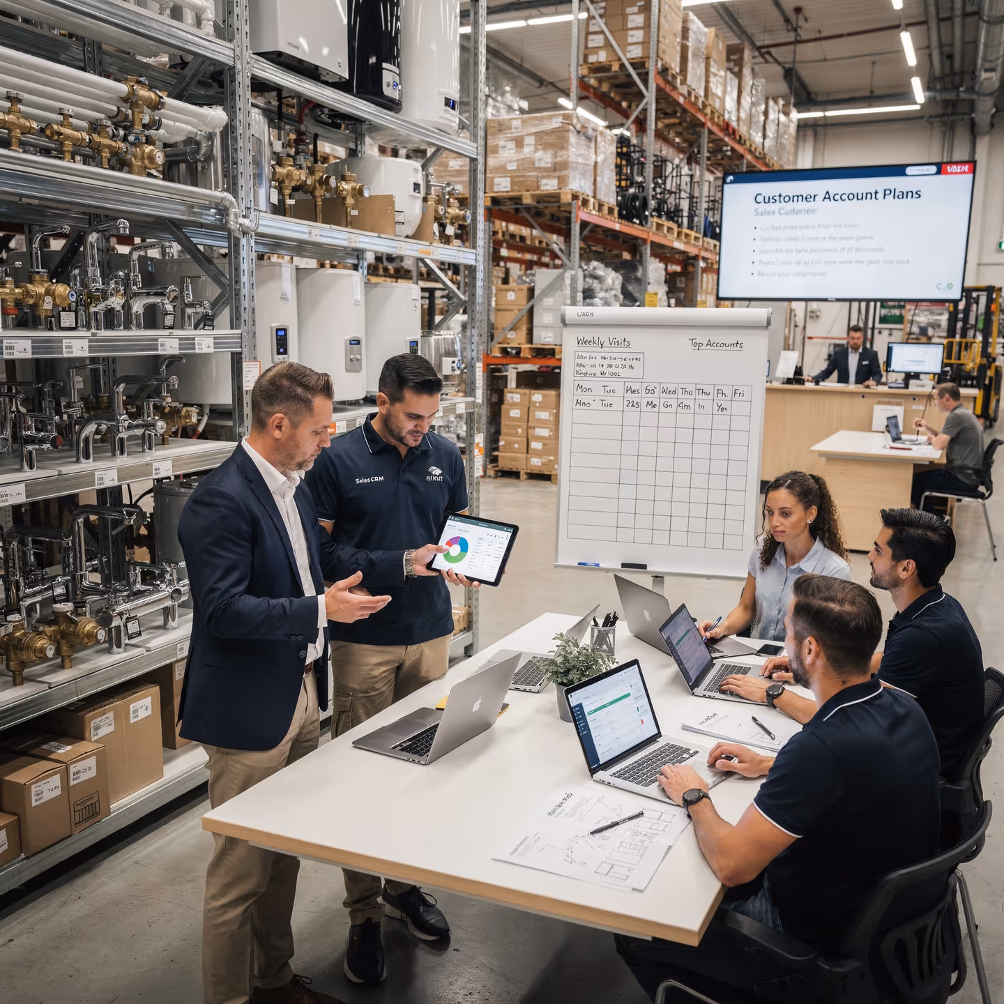 Commercial excellence leadership workshop focused on training and execution