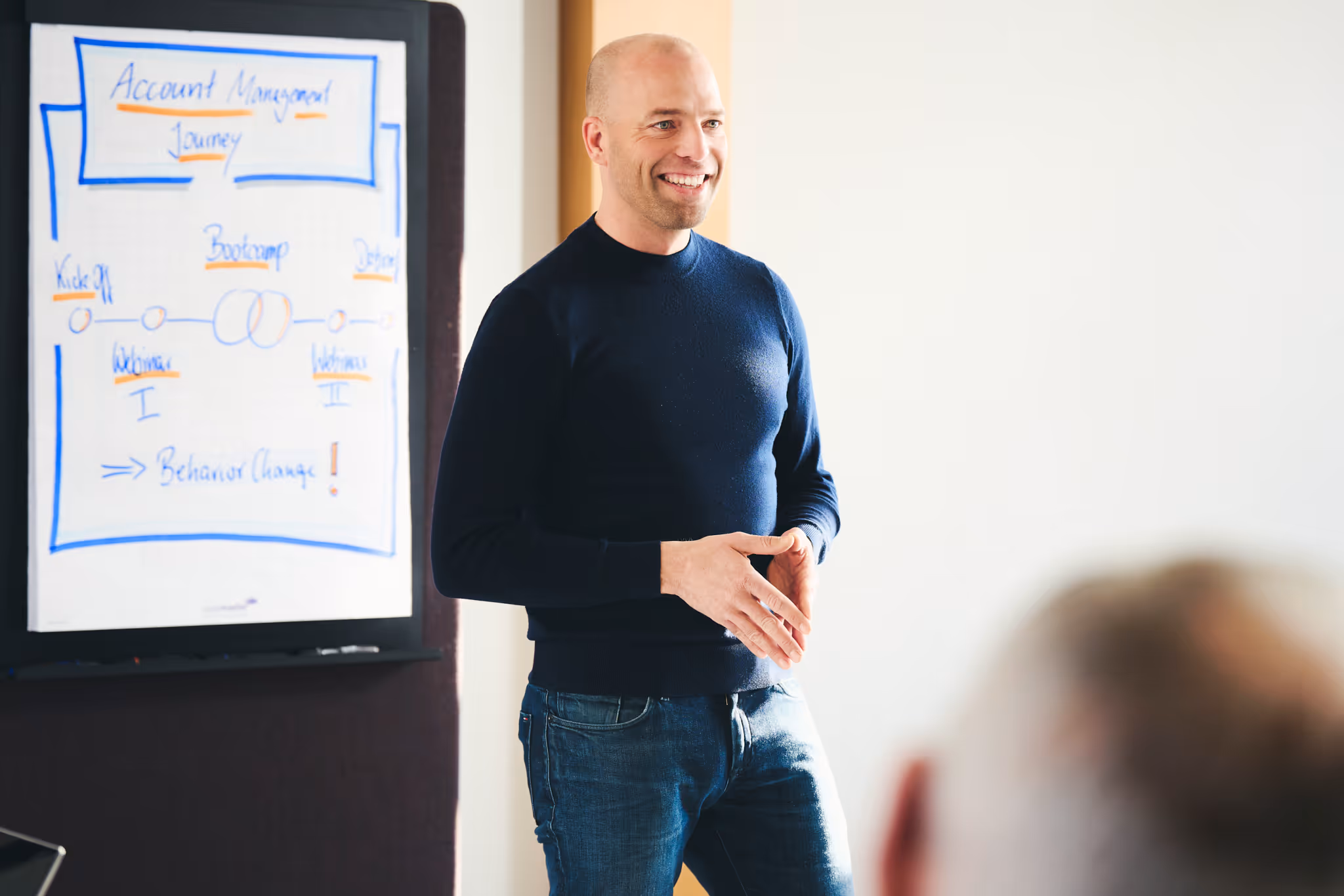 Thomas Blume in a Sales Management Training