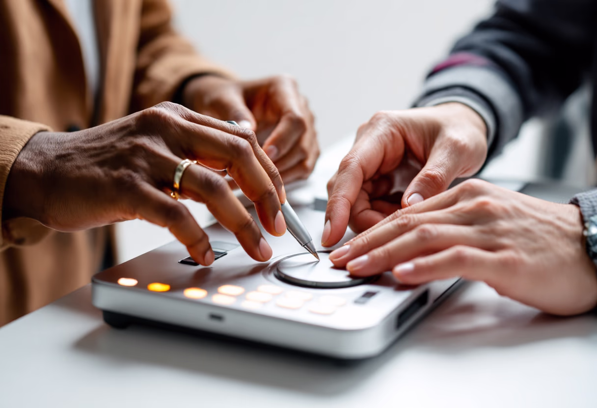 image of diverse group collaboration (for a hr tech)