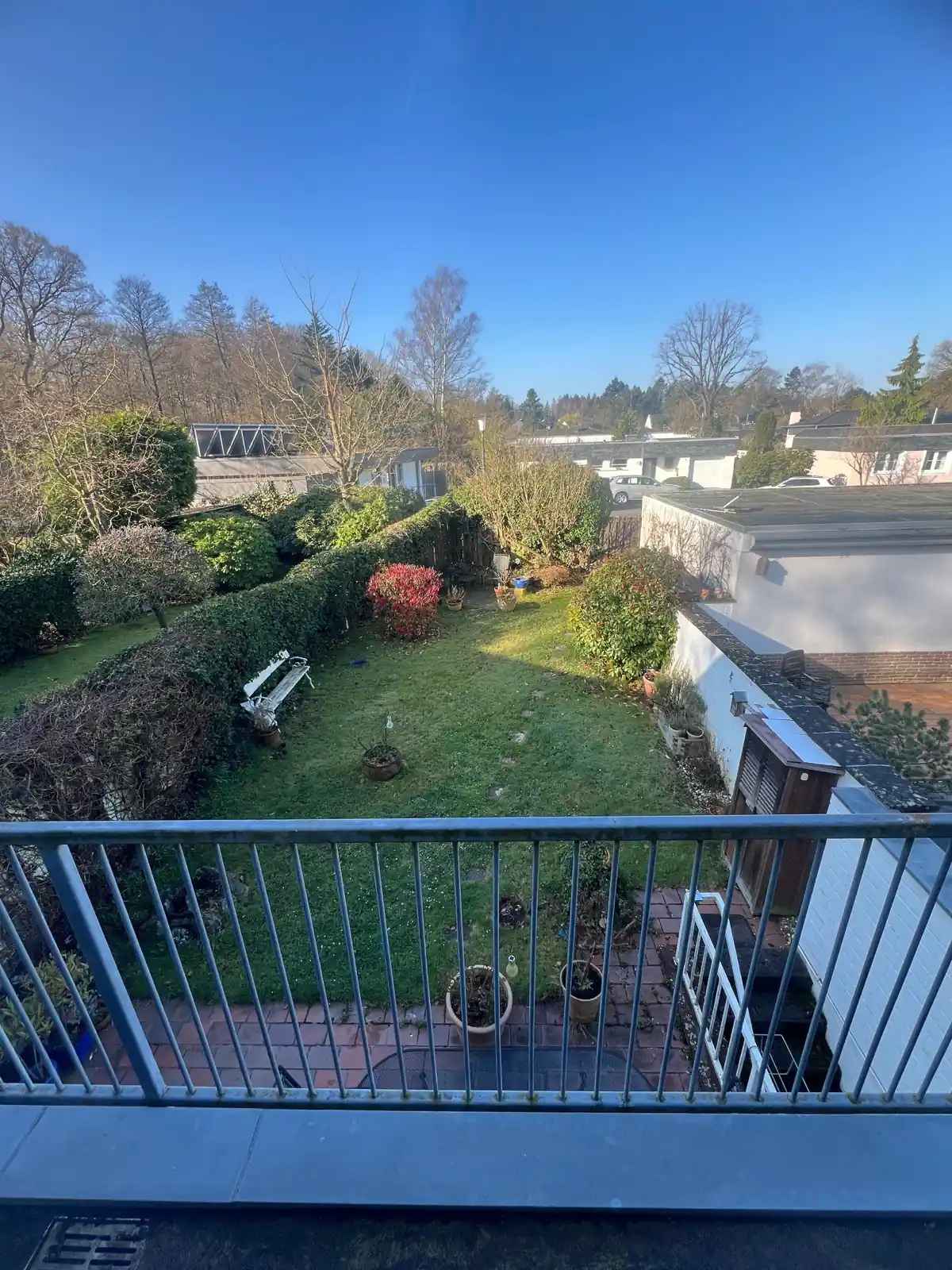 Ansicht vom Balkon, Reihenmittelhaus in Bonn-Röttgen