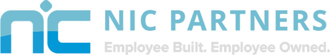 NIC Partners logo with tagline Employee Built. Employee Owned.