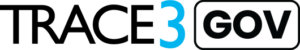 Trace3 company logo with stylized blue and black text.