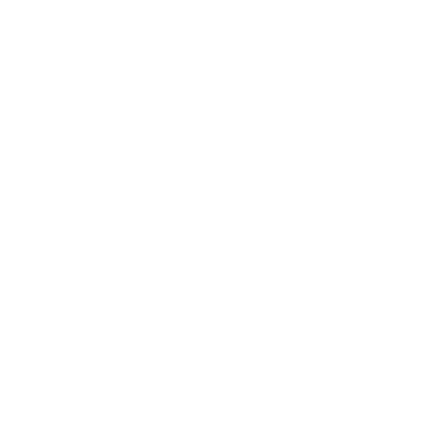 Ein stilisiertes, weißes Briefumschlag-Symbol auf schwarzem Hintergrund.