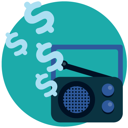The cost of traditional radio