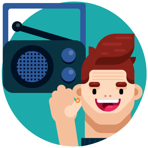 Traditional radio programming