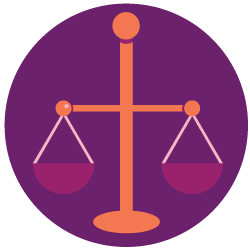 A balanced scale