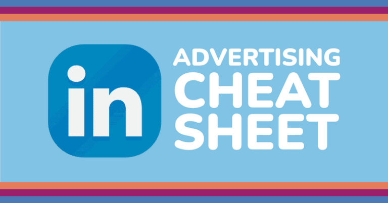 LinkedIn advertising cheat sheet main image