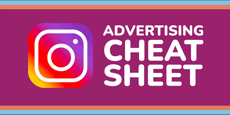 Instagram advertising cheat sheet title image
