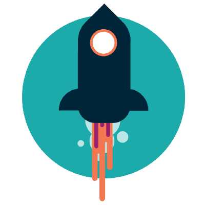 A rocket ship