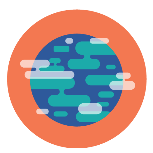 An illustration of planet Earth