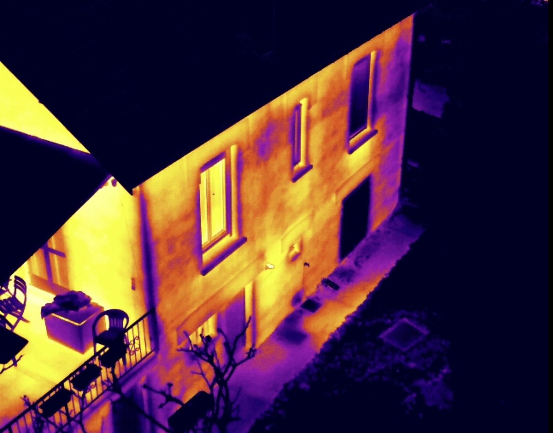 Photo thermique facade droite.