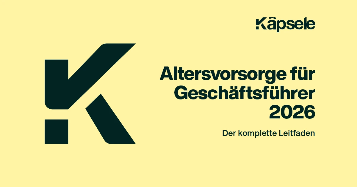 Altersvorsorge für Geschäftsführer 2026, Der komplette Leitfaden