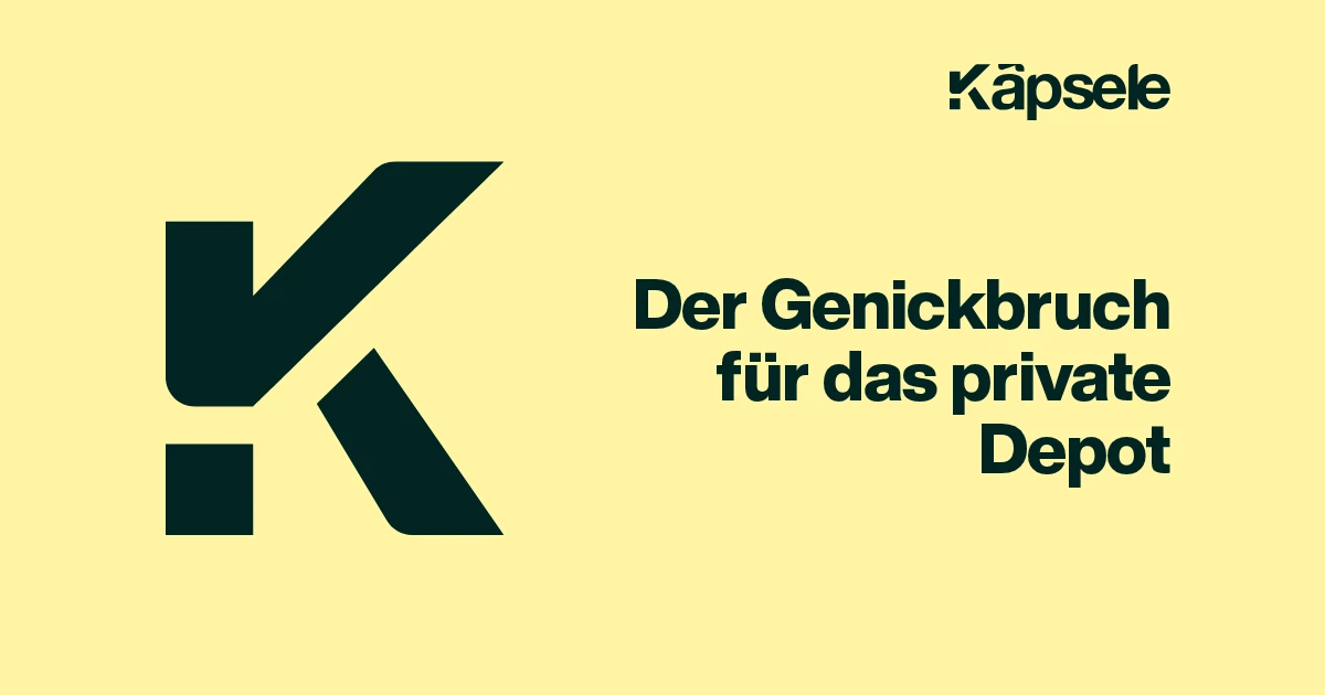 Der Genickbruch für das private Depot